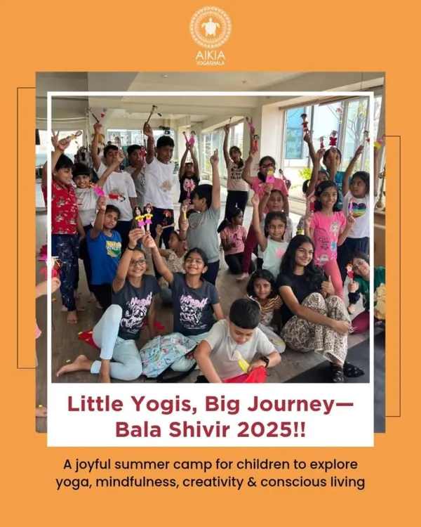 Little yogis, big journey! Our Bala Shivir 2025 is a joyful summer camp where children explore yoga, mindfulness, and creativity, building a foundation for conscious living.