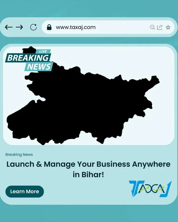 **Launch & Manage Your Business in Bihar.** With our new branch in Darbhanga, we offer end-to-end support for company registration, licensing, and compliance tailored to Bihar's growing business environment.