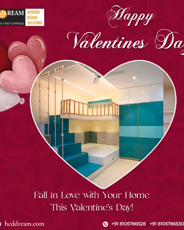 Fall in love with your home, starting with the kids' room. This playful design features a loft bed with stairs, creating a fun multi-level space for sleep and play, all in a vibrant teal color.