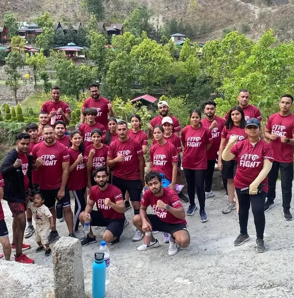 Our team united at our training camp in Lansdowne, Uttarakhand. Taking our training to the mountains is an unforgettable experience that builds resilience and team spirit.