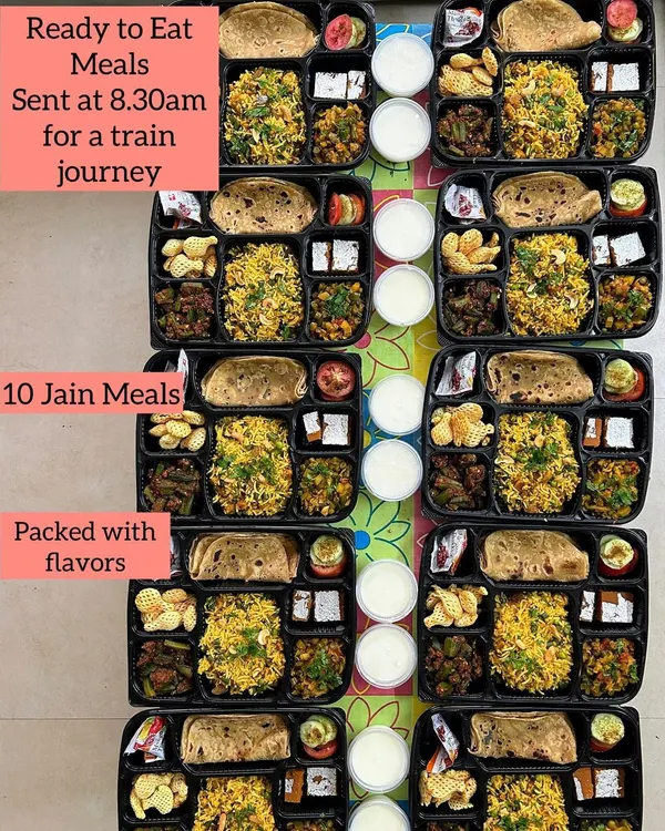 This is what brings me the most joy, sending out a taste of home for your travels. Here are 10 ready to eat Jain meals, packed with flavor and love, all set for a train journey.