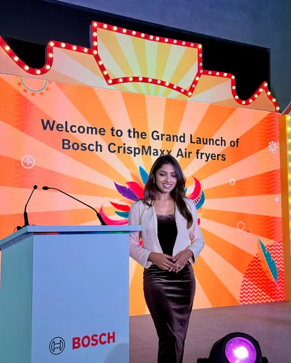 Honored to host the grand launch of the Bosch CrispMaxx Air Fryer in Bangalore. I love celebrating innovation that transforms our daily lives.