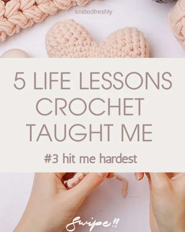 This is the start of a series on the five life lessons crochet has taught me. The craft is more than just yarn and hooks; it's a teacher of patience, resilience, and mindfulness.