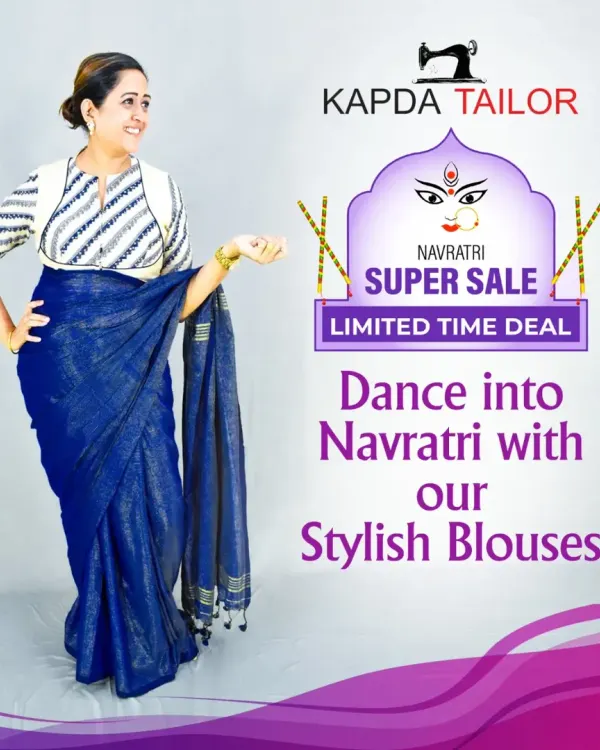 Get ready for the vibrant Navratri festival with our stylish blouses. Dance into the celebrations with this super offer and make this season one of style, joy, and savings.