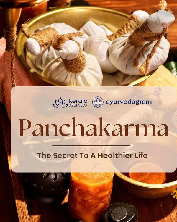 Panchakarma is the secret to a healthier life. This image, featuring herbal poultices known as 'kizhi', introduces our core detoxification therapy designed to cleanse, restore, and rejuvenate your entire being.
