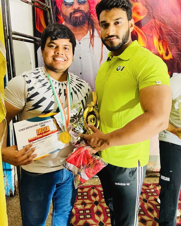 With my client, celebrating his gold medal win. This is what true coaching is about: guiding someone to their full potential. Jeet pakki hai.