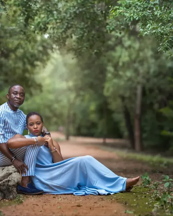 Documenting love for a living is a true privilege. This outdoor couple's portrait captures a quiet, intimate moment, showcasing their connection in a natural, relaxed setting.