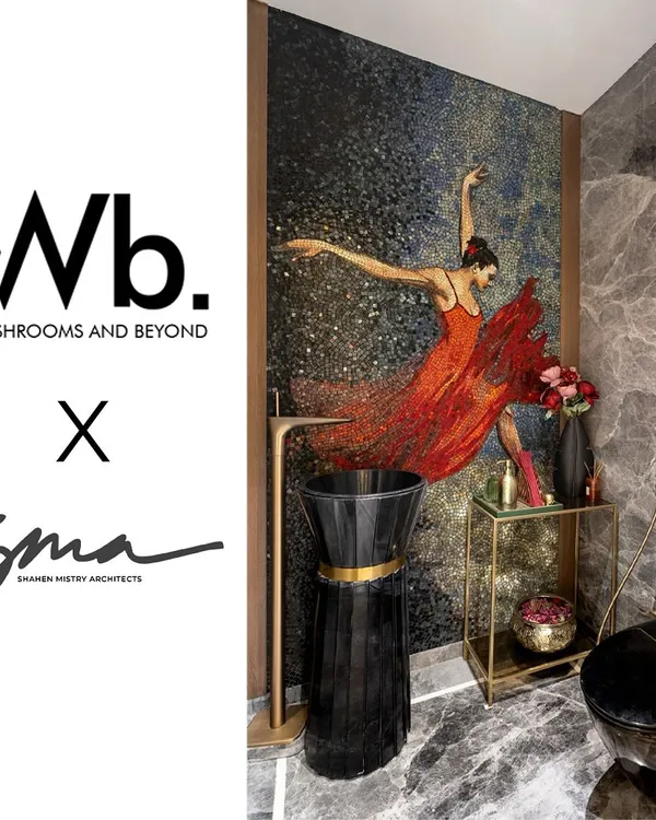 We were thrilled to have our innovative bathroom designs featured in Washrooms & Beyond magazine. This particular powder room showcases a stunning mosaic art piece of a flamenco dancer, turning the space into a work of art.