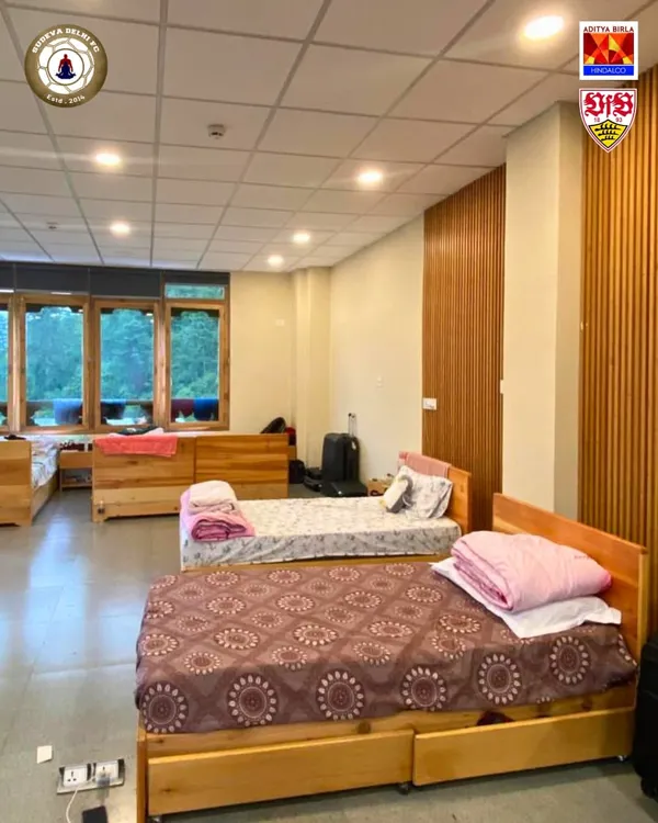 A look inside our clean and comfortable residential facilities in Bhutan during a high altitude training camp. We ensure our players have a safe and restful environment to recover after a hard day of training.