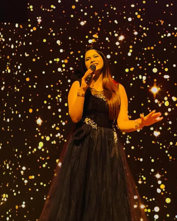 Commanding the stage in a beautiful gown against a sparkling backdrop. For gala nights and award functions, I bring an element of glamour and professionalism to match the occasion.
