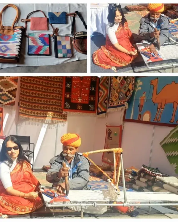 This collage celebrates the heart of our brand: the rich tradition of Indian handicrafts and the skilled artisans we work with. We are proud to promote these eco-conscious creations and collaborate with others to make sustainable living the new normal.