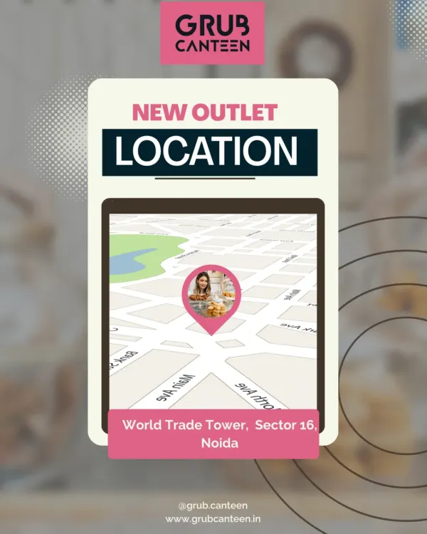 I am excited to announce the opening of my new outlet at the World Trade Tower in Sector 16, Noida. If you work in the area, you can now enjoy my full range of meals, snacks, and beverages right in your building.