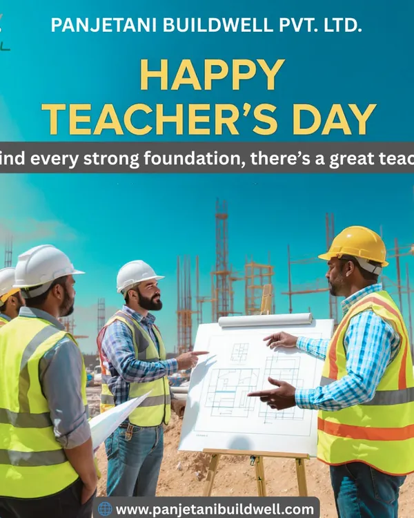 On Teacher's Day, we recognize that behind every strong foundation, there is a great teacher. We salute the mentors who guide and inspire, just as we build strong foundations in every project we undertake.