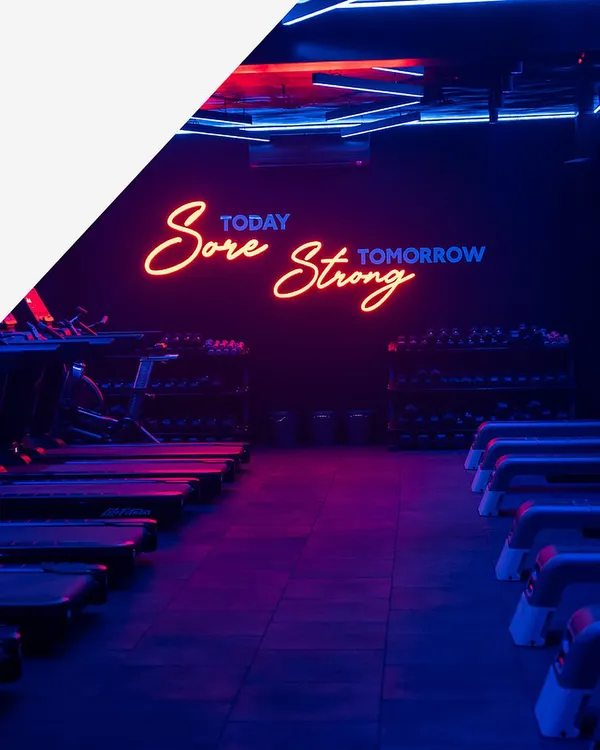 The vibe in our Burn Room is electric. "Sore Today, Strong Tomorrow" isn't just a sign on the wall; it's the mindset we bring to every workout.