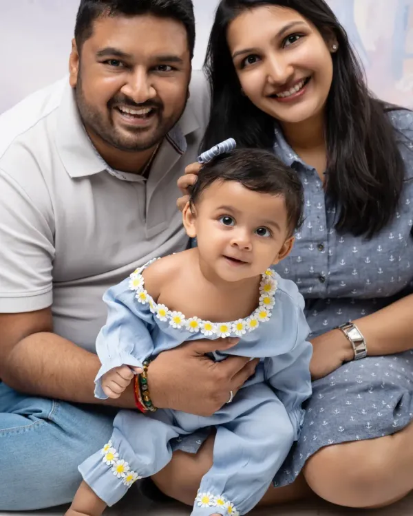 A beautiful family portrait, radiating with love and happiness. We focus on capturing the genuine connection between you and your child for photos you'll treasure forever.