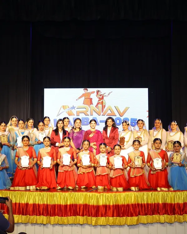 A proud moment for all our performers at Arnav Habba 2025. Seeing my students on stage with their awards, alongside our esteemed guests, is the best reward for a teacher.
