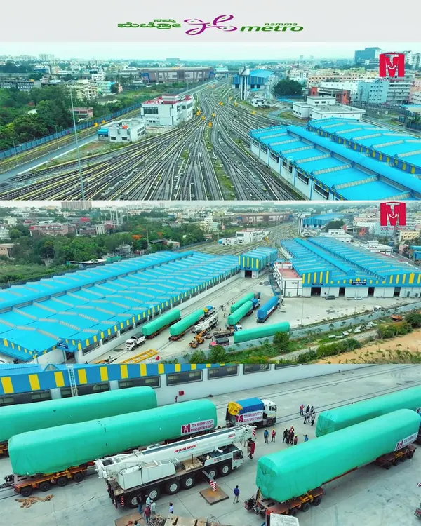 Documenting the arrival of new Namma Metro coaches for BMRCL and Total Movements. Our team uses a mix of aerial and ground cameras to cover every angle of these critical logistical operations.