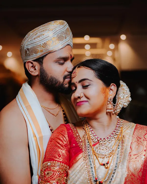 A close, intimate portrait of the couple, their eyes closed in a moment of quiet connection. This is the kind of raw emotion I love to capture.