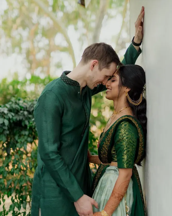 A tender moment between a cross-cultural couple, showcasing a beautiful blend of traditions. My photography focuses on capturing the genuine emotion and love that defines your relationship.