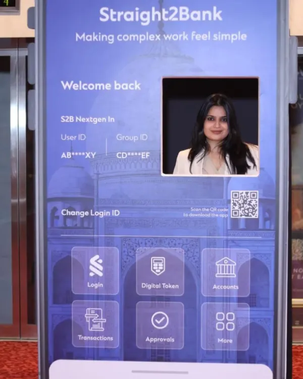 Our Selfie Photobooth created a unique branded souvenir for Standard Chartered. The booth was designed to look like their mobile banking app, and guests received a framed print that perfectly captured the event's theme.