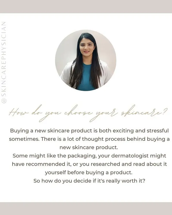 How do you choose a new skincare product? It can be an exciting but stressful process. I believe in making informed decisions based on research and understanding your skin's needs.