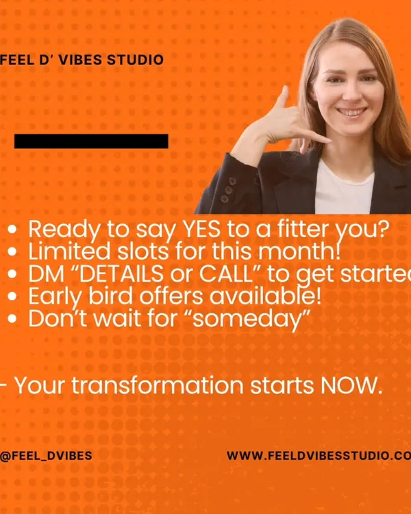 Are you ready to say YES to a fitter you? We have limited slots available this month with early bird offers. Your transformation starts now, not "someday". DM or call to get started.