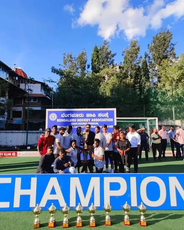 Champions! Our boys' team celebrating their victory at the Presidents Cup 5-A-Side Tournament. A proud moment for the entire academy.