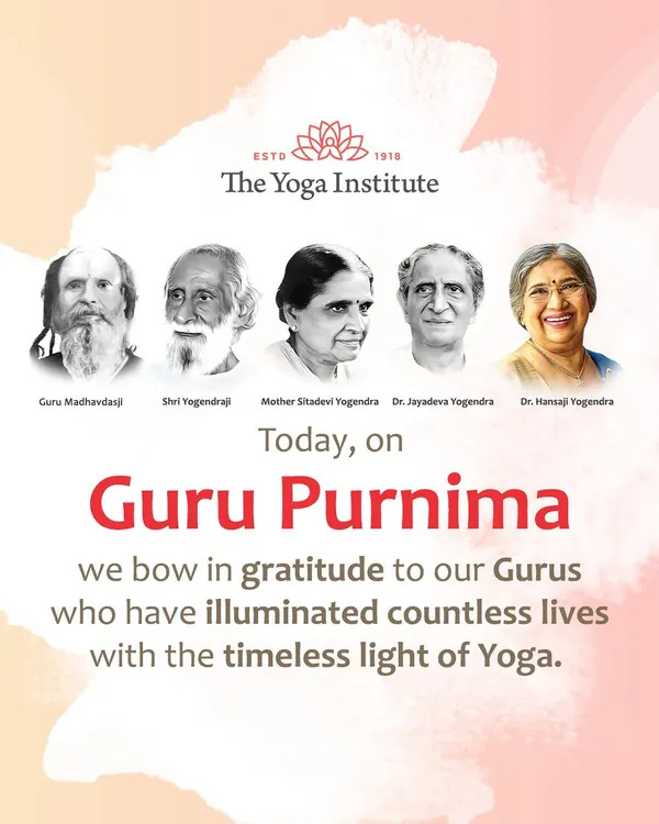 On Guru Purnima, we bow in gratitude to our Gurus who have illuminated countless lives. This is our lineage, from Paramhamsa Madhavadas Ji to myself, a sacred chain of wisdom that continues to guide us.