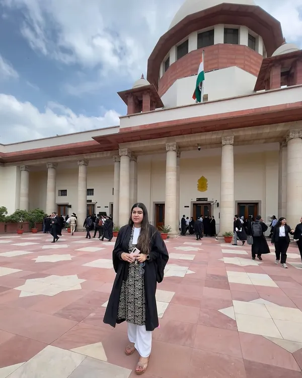At the Supreme Court of India, focused on securing a favorable order for my client.