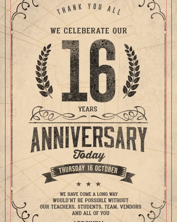 16 years of rhythm, passion, and evolution. From a street dance school to Another Realm Of Diverse Stories, we celebrate our journey with everyone who has been a part of it.
