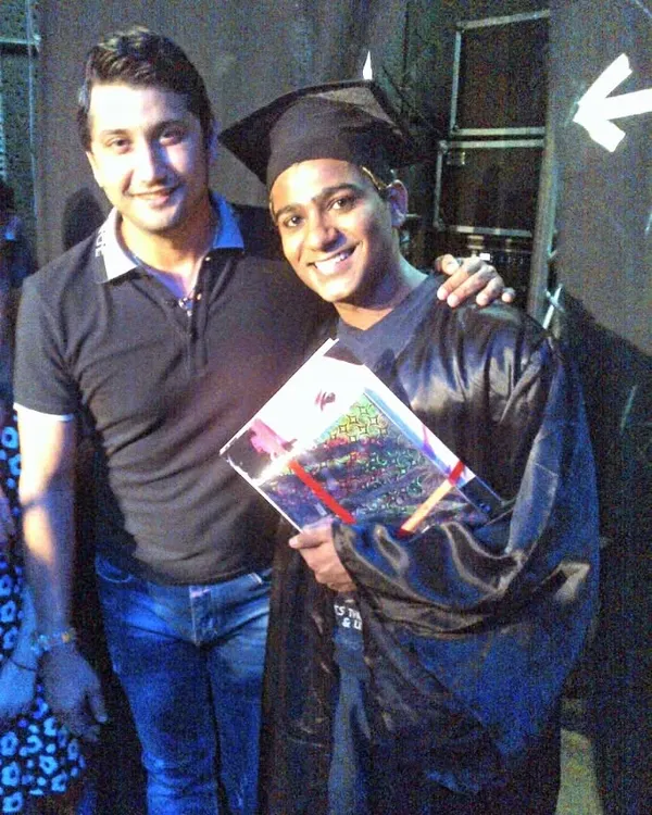 With Master Marzi Pestonji, a renowned Indian dancer and a judge on Dance India Dance. It's always inspiring to connect with industry experts.
