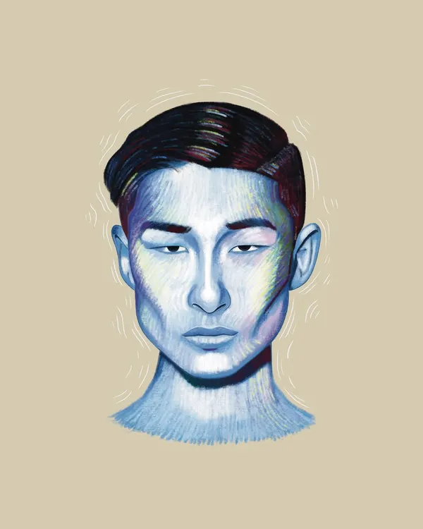This is my second attempt at a digital portrait using an oil pastel brush. I'm still figuring it out, but I'm having a blast with the messy texture and bold strokes this style allows.