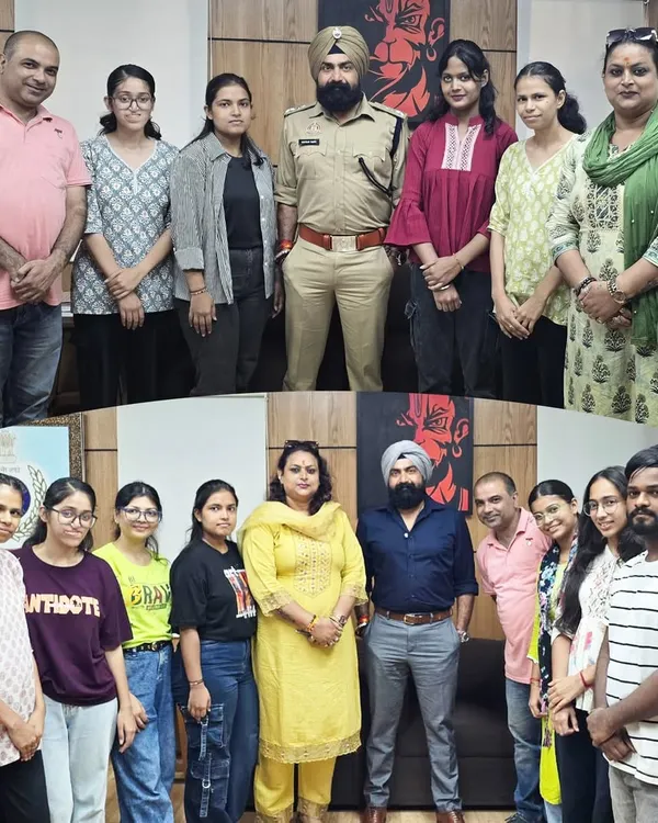 Our team and students at Rohini Jail, where we are undertaking a wall painting project. We believe in the power of art to bring positive change and expression to every part of the community.