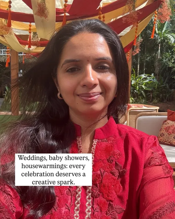 (Image) I believe every celebration deserves a creative spark. My mission is to make art an experience you can feel, creating meaningful moments at weddings, baby showers, and corporate events.