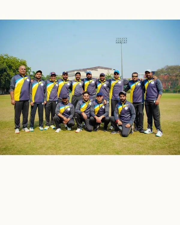 Proud to stand with my teammates from the Delhi High Court cricket team. The camaraderie on the field is as important as the professionalism in court.
