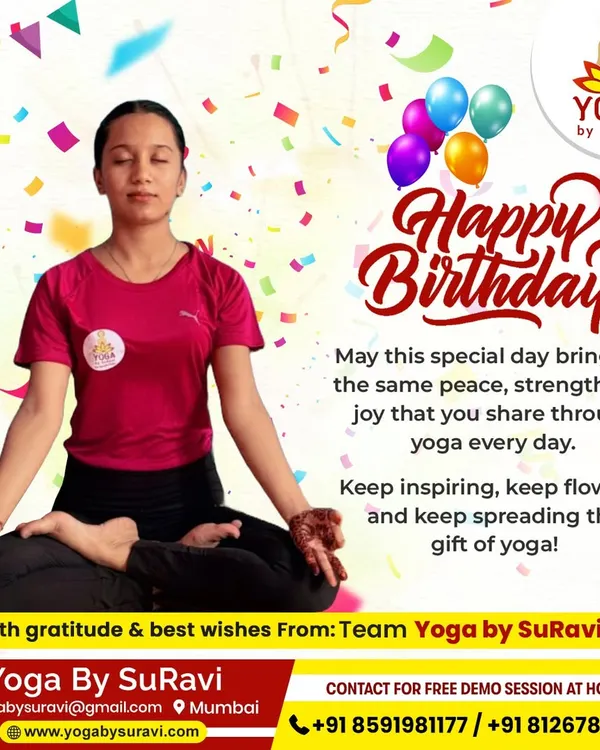 We love celebrating our incredible trainers. Happy Birthday to a cherished member of our team who inspires so many with the gift of yoga.