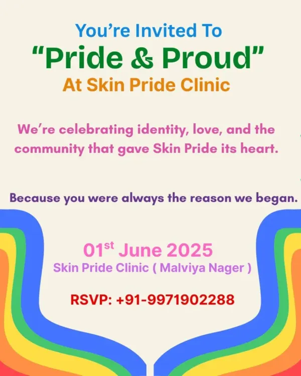 You're invited to celebrate with us. This invitation for our "Pride & Proud" event reflects our core belief: we are here because of the community that gave us our heart. Come as you are, always.