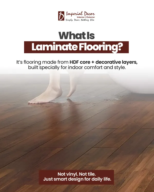 What is laminate flooring? It's a practical flooring made from a high-density fiberboard (HDF) core and decorative layers, built for indoor comfort and style. It's not vinyl or tile. It's a smart design for daily life, giving you a wood look that's easy to live with.