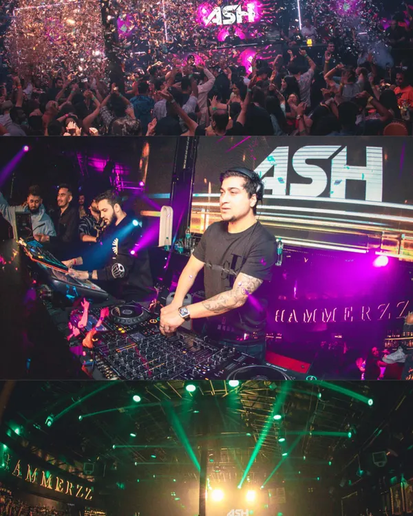 A collage from my gig at Hammerzz, a beast of a nightclub in Goa. The night was filled with high-energy Bollywood bangers and a confetti drop that sent the crowd wild.