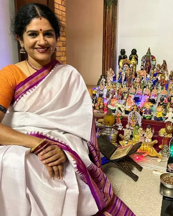 Celebrating the first day of Navaratri at home. My traditions and my faith are a deep source of inspiration for my dance. The Golu dolls you see are a part of this beautiful festival, each telling a story.