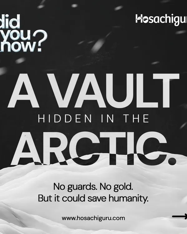 A "Did you know?" post about the Svalbard Global Seed Vault, connecting our work to a larger story of preservation.