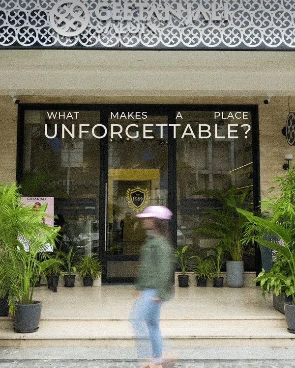 What makes a place unforgettable? We believe it's the experience. A look at the inviting entrance of our new Sultanpur salon.