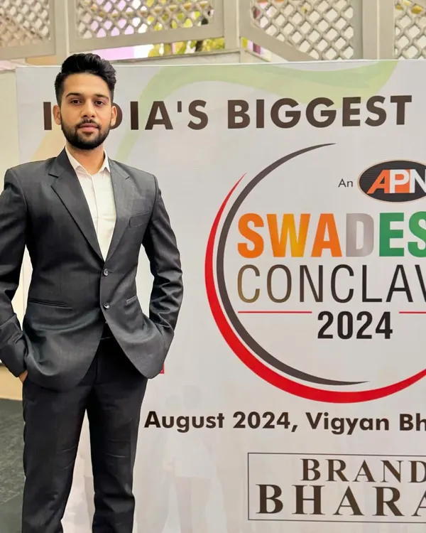 Attending the Swadesh Conclave 2024. As a legal professional, it is important to stay engaged with broader conversations about our nation's growth and development.