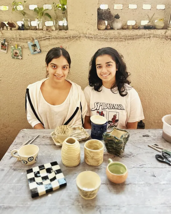It was so lovely to have these two friends join the beginner's course together. They created such beautiful and distinct pieces, from a checkered Nerikomi plate to whimsical mugs and bowls. I can't wait to see what they create in the advanced course.