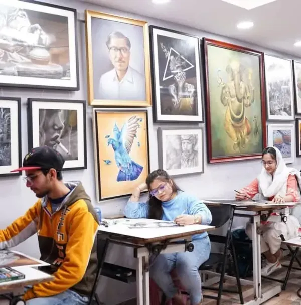 Welcome to our creative space at Kalabhumi. Here, students of all ages and backgrounds come together to learn, focus, and express themselves through art in a supportive and inspiring environment.