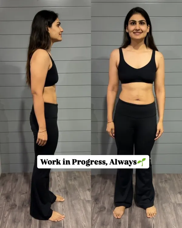 This is me, a work in progress, always. For the last 5 years, I've been showing up for myself, even on days when energy is low or motivation is missing. This before-and-after reminds me how far I've come, and that consistency is about showing up despite the excuses.