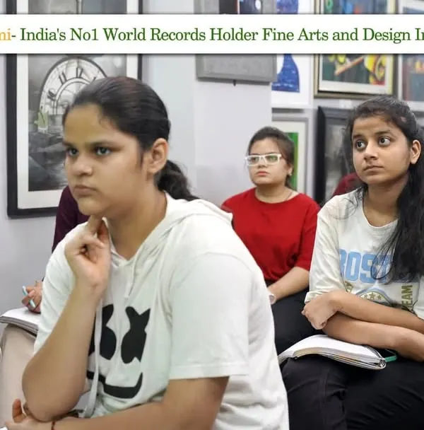 Our students are fully engaged during a digital classroom session on perspective study. We use technology to break down complex topics, making them easier to understand and apply in your own work for the BFA entrance exam.