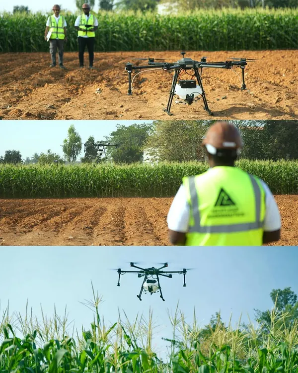 On the ground with the NextLeap Aeronautics team as they operate their agricultural drone. We capture both the technology and the skilled professionals behind it.