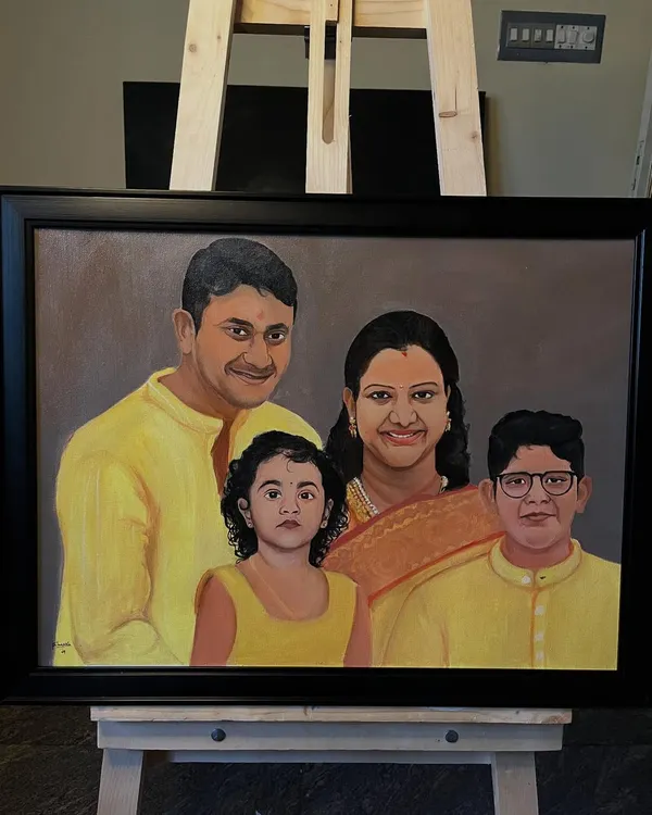 This is what it’s all about for me, turning your family's love into a timeless piece of art. This custom acrylic portrait was created by combining multiple photos to bring the whole family together in one frame, ready to be cherished for years.
