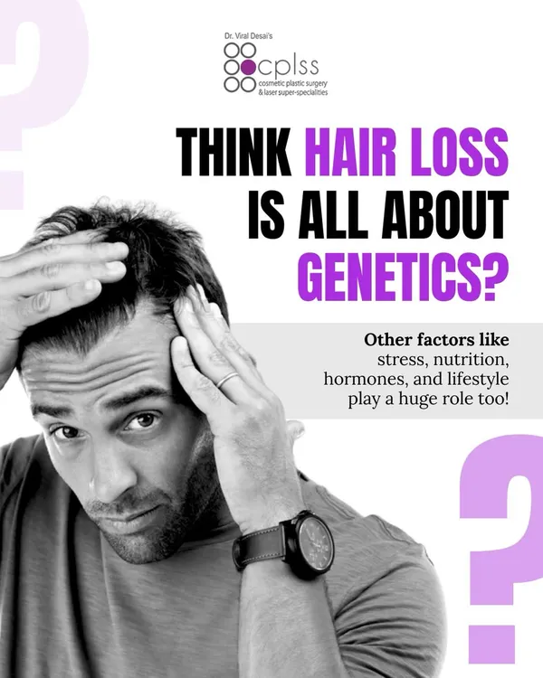 Many people think hair loss is purely genetic, but that's not the whole story. Factors like stress, nutrition, hormonal imbalances, and your overall lifestyle play a huge role in scalp and hair health.
